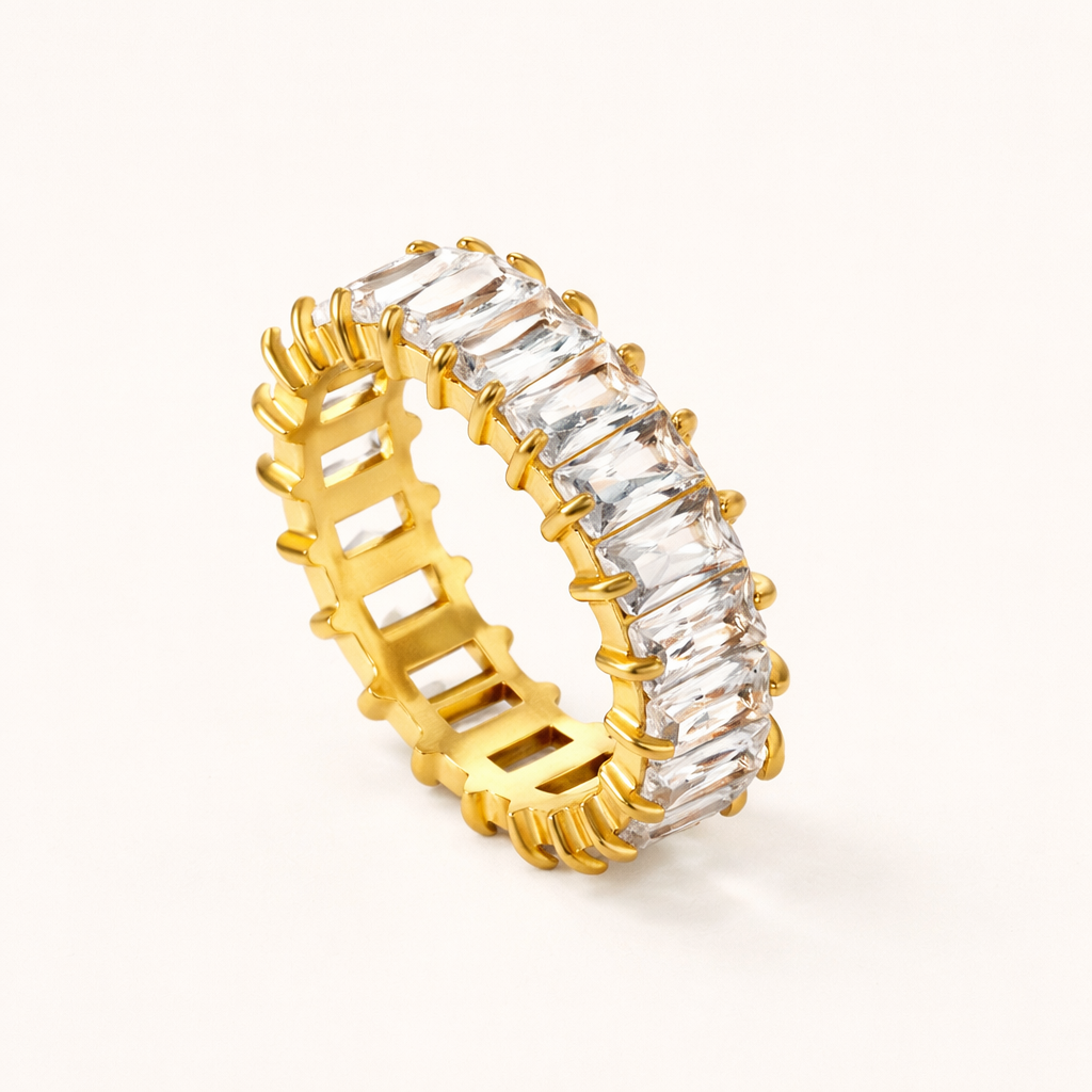Celestia Baguette Eternity Ring
