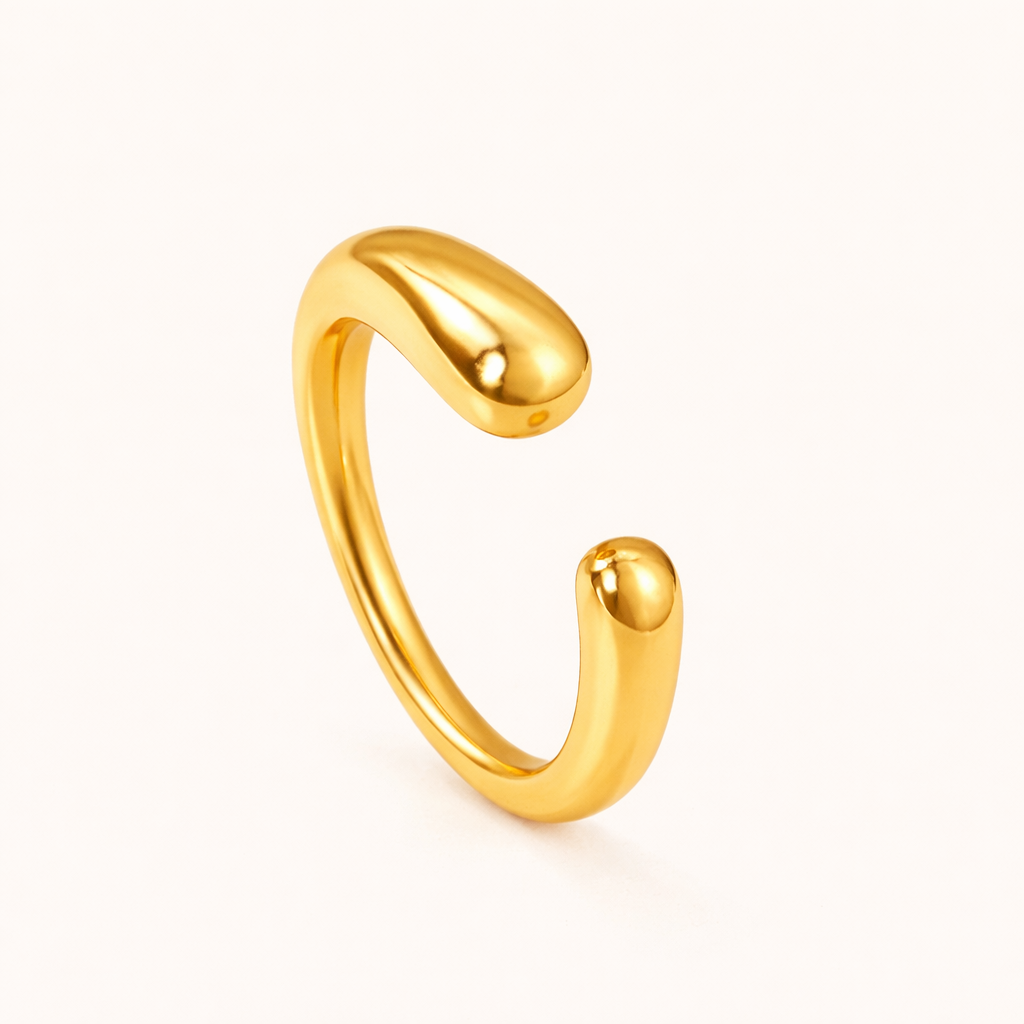 Aurelia Curve Open Ring