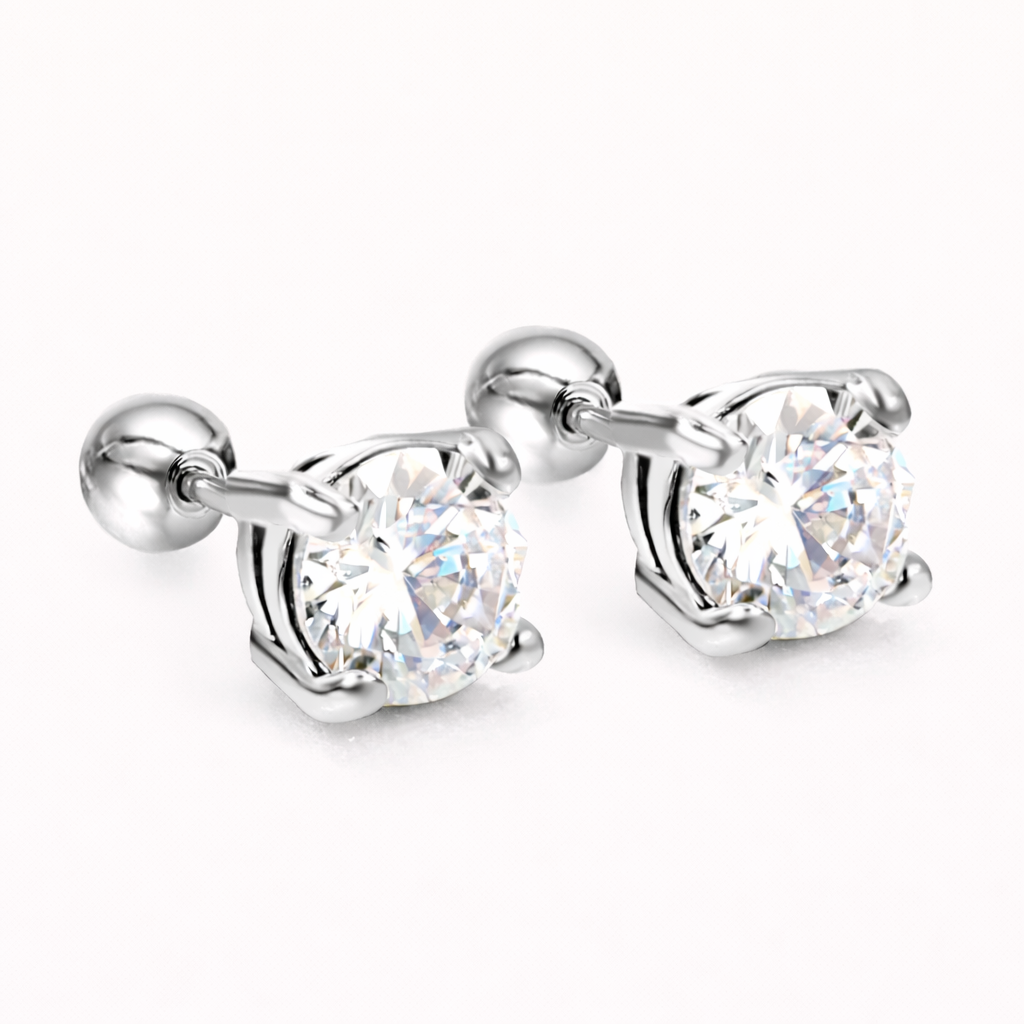 Lunelle Crystal Stud Earrings