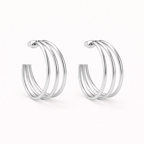 Aurea Twist Hoop Earrings