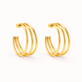 Aurea Twist Hoop Earrings