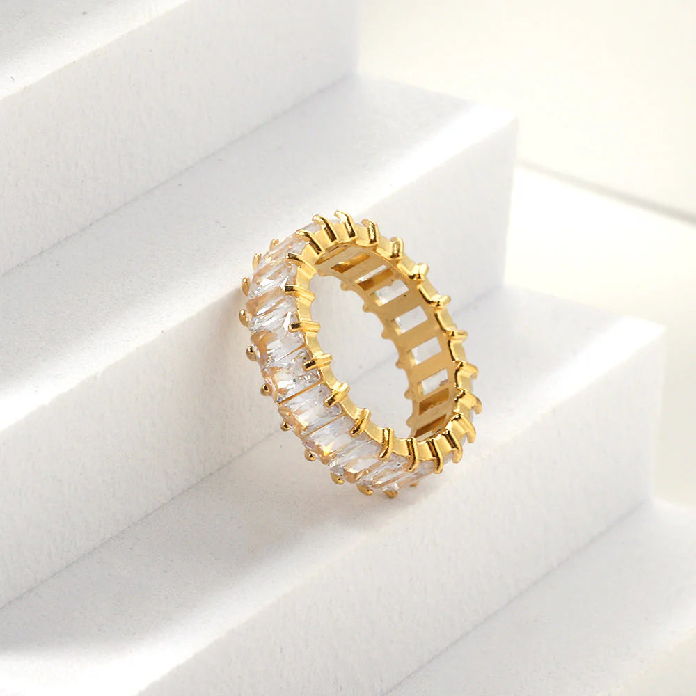 Celestia Baguette Eternity Ring
