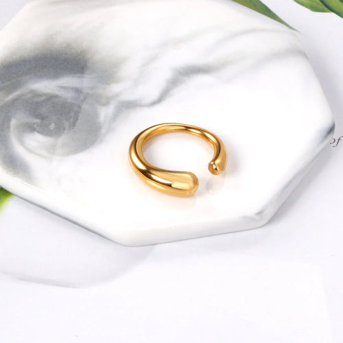 Aurelia Curve Open Ring
